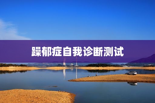 躁郁症自我诊断测试