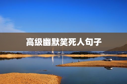 高级幽默笑死人句子