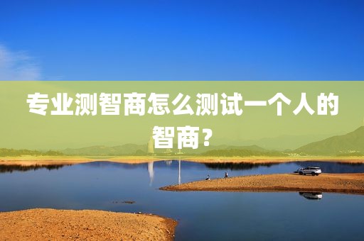 专业测智商怎么测试一个人的智商？