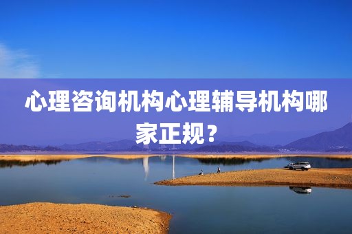 心理咨询机构心理辅导机构哪家正规？