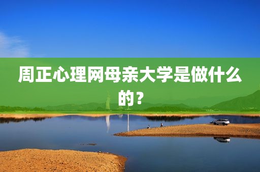 周正心理网母亲大学是做什么的？