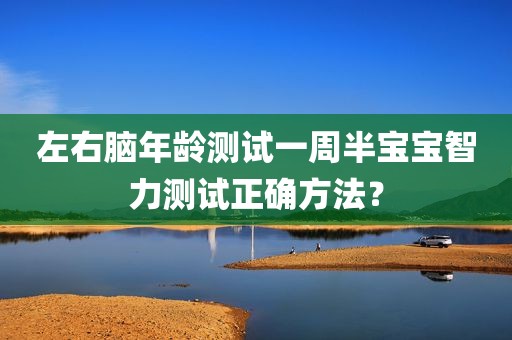 左右脑年龄测试一周半宝宝智力测试正确方法？