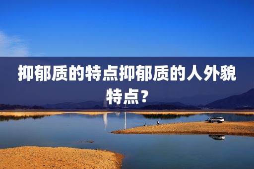 抑郁质的特点抑郁质的人外貌特点？